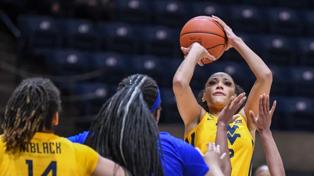 West Virginia guard Kysre Gondrezick
